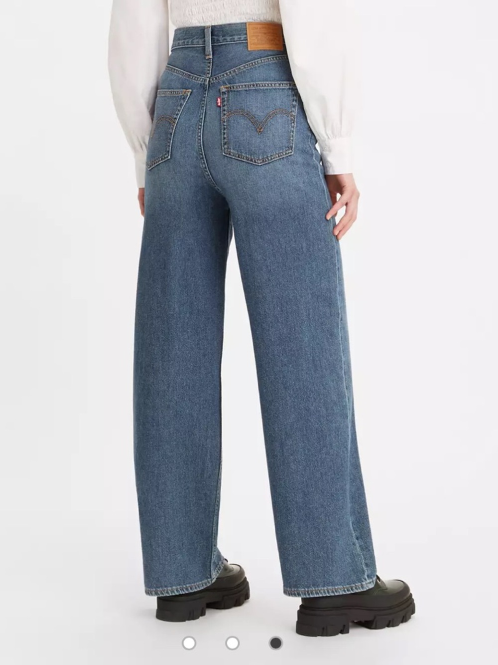 Levi's High Loose Women’s Blue Jeans Size 27/33 - Picture 4 of 16